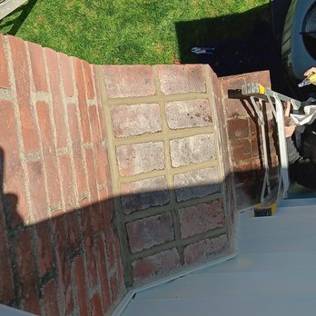 Supreme Brick & Chimney - Repoint shoulder of chimney - Chimney Sweeps Near Me Supreme Brick & Chimney - Repoint shoulder of chimney - Chimney Sweeps Near Me