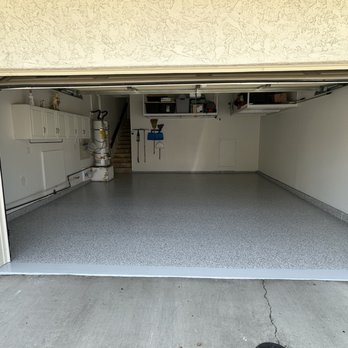 Pristine Epoxy Floor Coatings - After! Almost makes me wish I had a second garage so they can transform that too! - Flooring Near Me - El Cajon, California Pristine Epoxy Floor Coatings - After! Almost makes me wish I had a second garage so they can transform that too! - Flooring Near Me - El Cajon, California