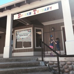 Folsom Advanced Speech Therapy - My 2 year old son who is receiving services and his 4 year old sister out front of the office