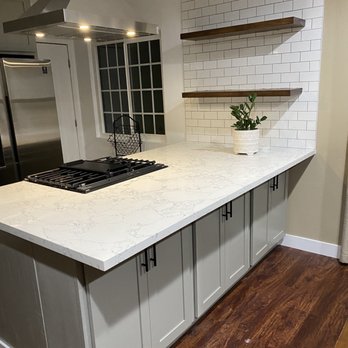 M.R Design & Build - Quartz counter and floating shelves - General Contractors Near Me - Pasadena, California