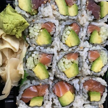 Musashi Asian Cuisine - Three Maki Roll Lunch - Tuna Avocado Roll, Alaska Roll, Salmon Avocado Roll - Japanese Near Me - Brooklyn, New York Musashi Asian Cuisine - Three Maki Roll Lunch - Tuna Avocado Roll, Alaska Roll, Salmon Avocado Roll - Japanese Near Me - Brooklyn, New York