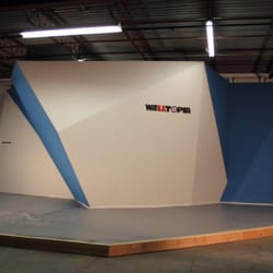 New climbing walls ready to go, built during the summer of 2012