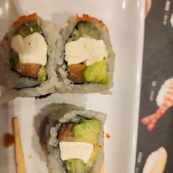 Takumi Japanese Restaurant - Philly roll...they should calling the Philadelphia Creme Cheese roll