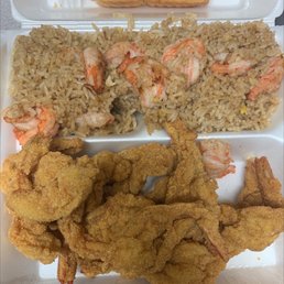 15 Shrimps with Shrimp fried rice...