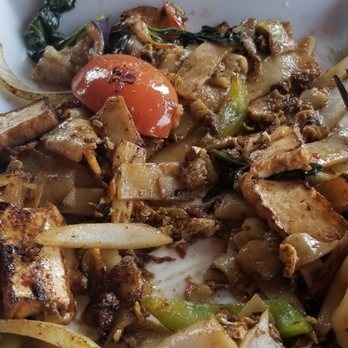 Coconut Thai - Burnt tofu, egg and noodles - Thai Near Me - Issaquah, Washington