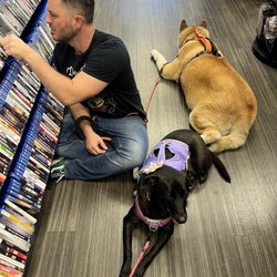 GameStop - A gamer and his girls.