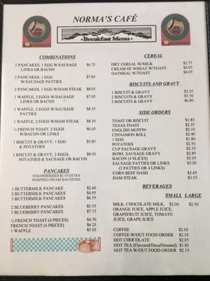 Menu photo 3 Norma's Cafe Lockport, IL
