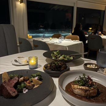 The Marine Room - Japanese A5 Wagyu, Blackened Swordfish, Wild Mushrooms - Seafood Near Me - La Jolla, California The Marine Room - Japanese A5 Wagyu, Blackened Swordfish, Wild Mushrooms - Seafood Near Me - La Jolla, California