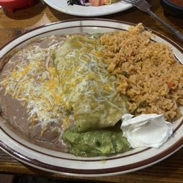 Burrito enchilada style