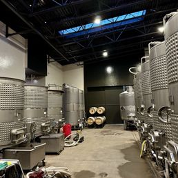 The winemaking room