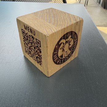 The Flying Goat - Menu cube. Also can be used for games or bets while waiting for your food - Gastropubs Near Me - Spokane, Washington The Flying Goat - Menu cube. Also can be used for games or bets while waiting for your food - Gastropubs Near Me - Spokane, Washington