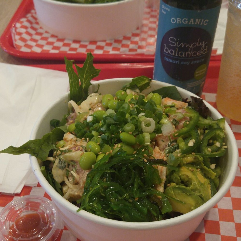 Wicked Poke - Gluten free poke bow and I brought my own Tamari! - Poke Near Me - Oceanside, California Wicked Poke - Gluten free poke bow and I brought my own Tamari! - Poke Near Me - Oceanside, California