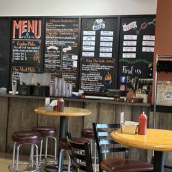 Big Stick BBQ - Menu if you look close