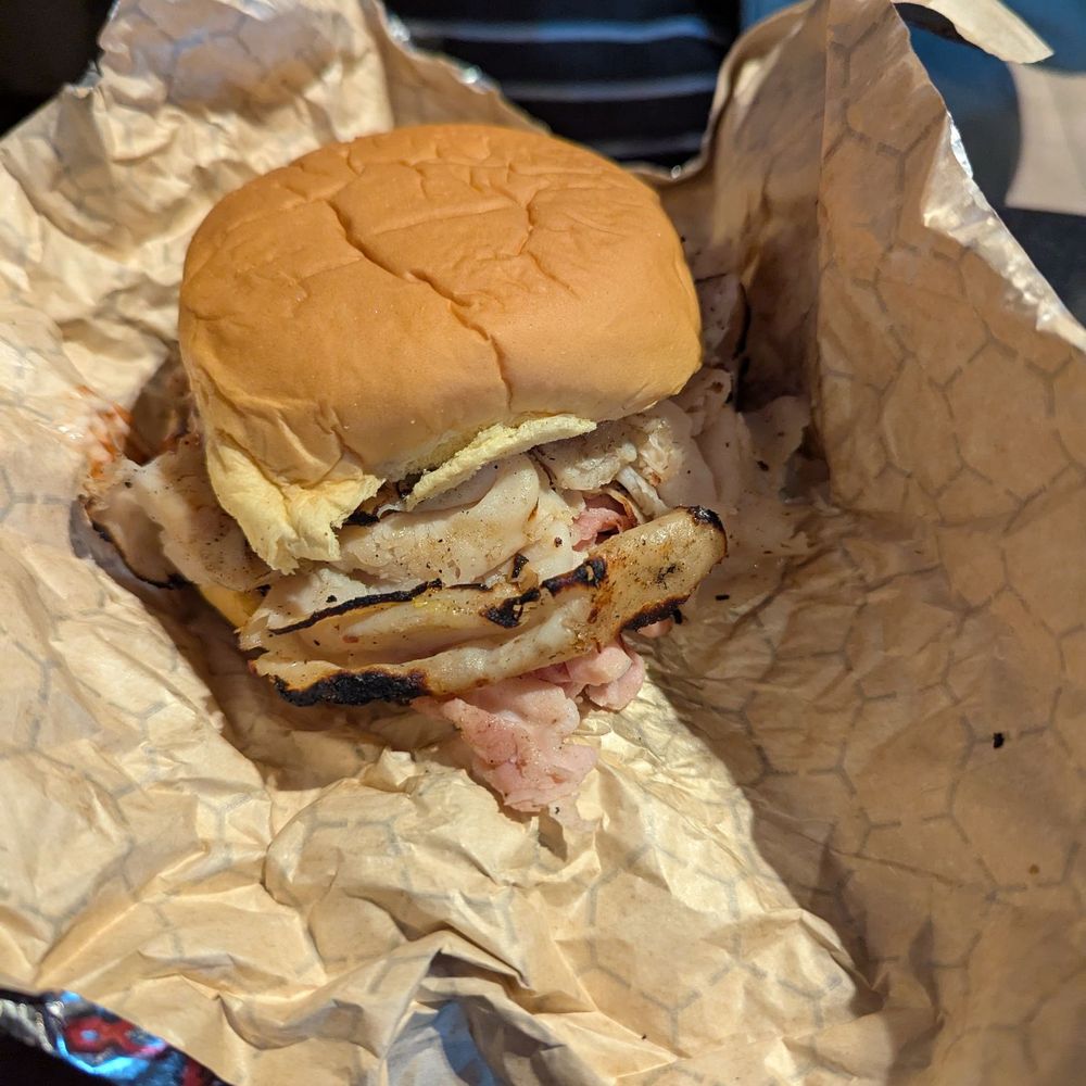 Chaps Pit Beef - Ham & turkey pit sandwich - Barbeque Near Me - Baltimore, Maryland