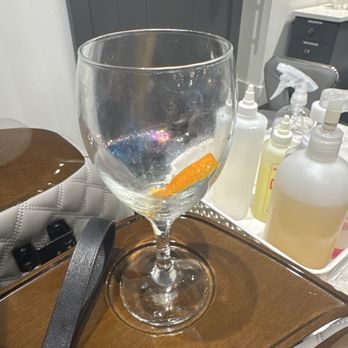 Noire The Nail Bar - My empty Mimosa glass-was full when I started - Nail Salons Near Me - Mount Pleasant, South Carolina Noire The Nail Bar - My empty Mimosa glass-was full when I started - Nail Salons Near Me - Mount Pleasant, South Carolina