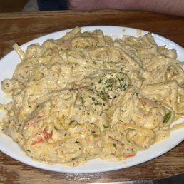 Seafood fettuccine Seafood fettuccine