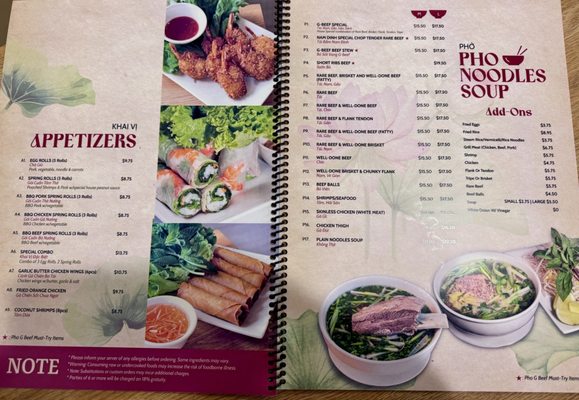 Menu photo 4 Pho G-Beef San Diego, CA