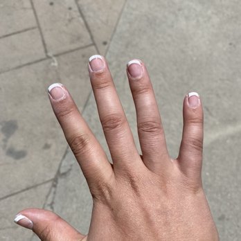 Y Nails & Spa - Other hand immediately after walking out of the salon. Take your money elsewhere- lazy, sloppy, not worth the price. - Permanent Makeup Near Me - Steamboat Springs, Colorado Y Nails & Spa - Other hand immediately after walking out of the salon. Take your money elsewhere- lazy, sloppy, not worth the price. - Permanent Makeup Near Me - Steamboat Springs, Colorado