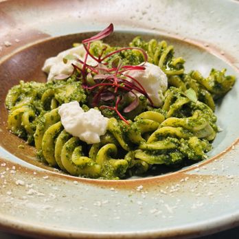 Piazza 1909 - Fusilli al Pesto e Burrata - Italian Near Me - San Diego, California