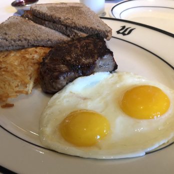 Weber's Restaurant - Steak & Eggs...7-oz Black Angus Strip. - Seafood Near Me - Ann Arbor, Michigan Weber's Restaurant - Steak & Eggs...7-oz Black Angus Strip. - Seafood Near Me - Ann Arbor, Michigan