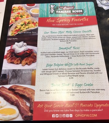 Menu photo 8 The Original Pancake house Grapevine, TX