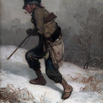 Clark Art Institute - Alexandre-Gabriel Decamps; The Poacher; circa 1847; oil on canvas - Museums Near Me - Williamstown, Massachusetts