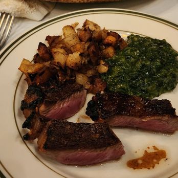Benjamin Steakhouse - NYC Restaurant Week - New York Sirloin, Benjamin Home Fries, Creamless Creamed Spinach - Steakhouses Near Me - New York, New York