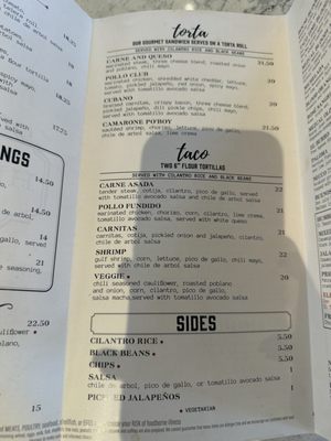 Menu photo 2 Humble Torta & Taco Phoenix, AZ