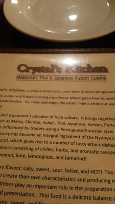 Menu photo 5 Crystal's Kitchen West Bridgewater, MA Menu photo 5 Crystal's Kitchen West Bridgewater, MA