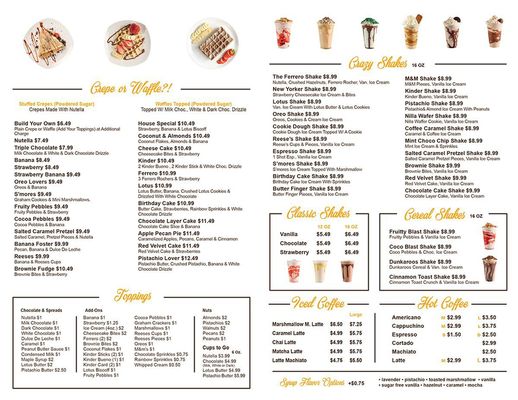 Menu photo 7 Chocolate House Paterson, NJ
