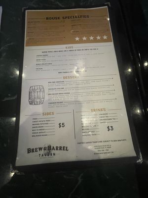 Menu photo 4 Brew & Barrel Tavern Jacksonville, FL