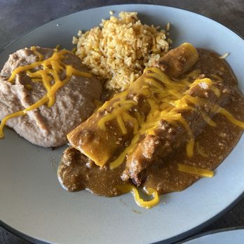 Dos Banderas - Tamales and beef enchiladas - Tex-Mex Near Me - Garland, Texas