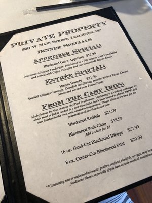 Menu photo 8 Private Property Lexington, SC