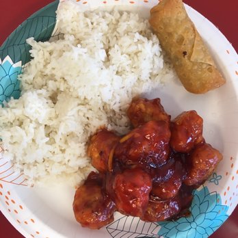 Adi’s Chinese Food - Orange chicken, white rice and pork egg roll - Chinese Near Me - Baraboo, Wisconsin Adi’s Chinese Food - Orange chicken, white rice and pork egg roll - Chinese Near Me - Baraboo, Wisconsin