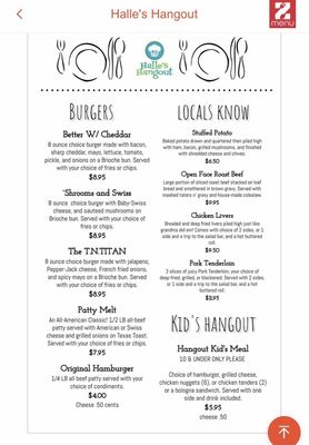 Menu photo 1 Halle's Hangout Savannah, TN Menu photo 1 Halle's Hangout Savannah, TN