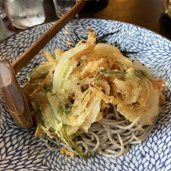 Beat Mazesoba - Soba with Tempura Vegetables - Ramen Near Me - Flushing, New York