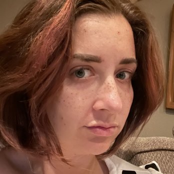 Spoleti Salon - The horrific red (NOT DONE AT SS) I started with - Blow Dry/Out Services Near Me - Austin, Texas