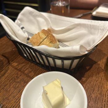Stetsons Modern Steak + Sushi - Complimentary Sourdough Bread  Realllyy good. - Sushi Bars Near Me - Chicago, Illinois