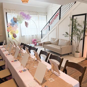 Social Suite - 5th birthday setup for paint party - Venues & Event Spaces Near Me - Huntington Beach, California Social Suite - 5th birthday setup for paint party - Venues & Event Spaces Near Me - Huntington Beach, California