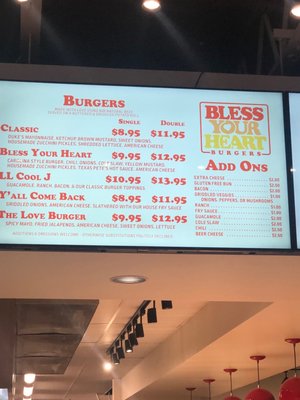 Menu photo 3 Bless Your Heart Burgers Vancouver, WA