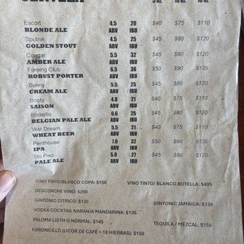 Norte Brewing Co. - Beer Menu as of July 27 - Beer Bar Near Me - Tijuana, BCN Norte Brewing Co. - Beer Menu as of July 27 - Beer Bar Near Me - Tijuana, BCN