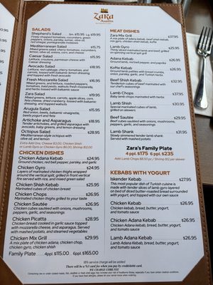 Menu photo 4 Zara Austin Forest Hills, NY