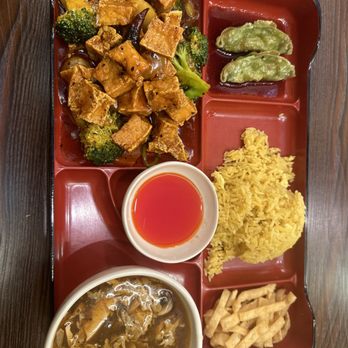 Bento Teppanyaki - Veggie bento box!! - Teppanyaki Near Me - Austin, Texas