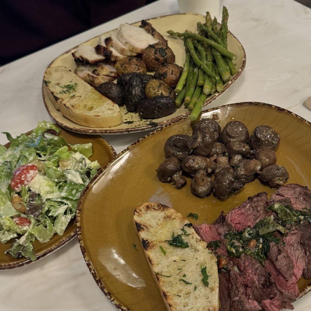 Urban Plates - Chimichurri Grass Fed Steak chicken Grilled Cage Free Chicken - New American Near Me - Davis, California Urban Plates - Chimichurri Grass Fed Steak chicken Grilled Cage Free Chicken - New American Near Me - Davis, California