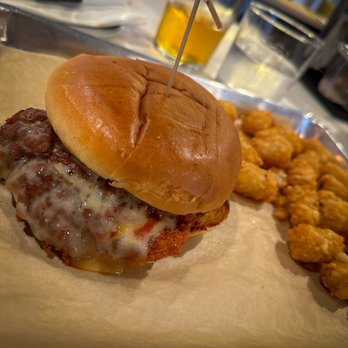 Hops & Sessions - Spicy Chicken Sandwich - MUST get!! - Beer Bar Near Me - Livermore, California