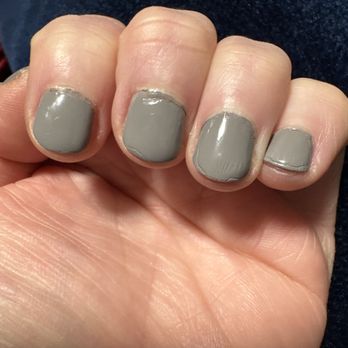 JL Nails & Spa - The service felt rushed even though no one else was there ! It looks like a 2 year old painted my nails! Overall just not a good job - Nail Salons Near Me - Federal Way, Washington