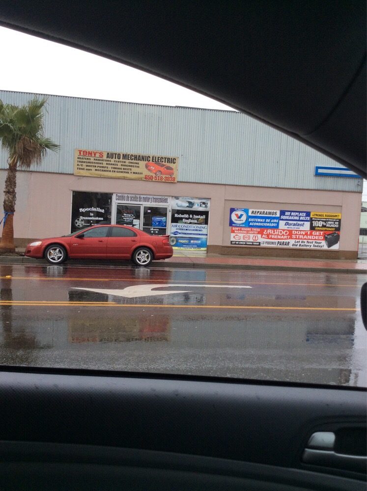 TONY’S AUTO MECHANIC ELECTRIC Updated August 2024 1113 Solano St