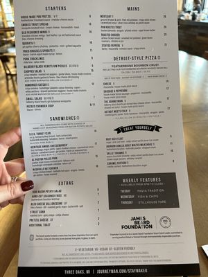 Menu photo 8 Journeyman Distillery Three Oaks, MI