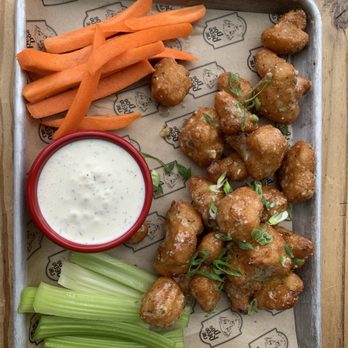 The Redd Dog - Garlic Parmesan Cauliflower Wings - Pubs Near Me - Bellevue, Washington The Redd Dog - Garlic Parmesan Cauliflower Wings - Pubs Near Me - Bellevue, Washington