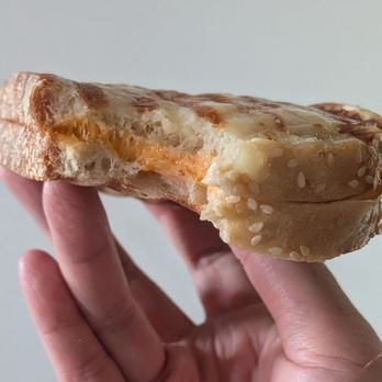 Tim Hortons - Cross-section of my grilled cheese sandwich - Bakeries Near Me - Scarborough, Ontario
